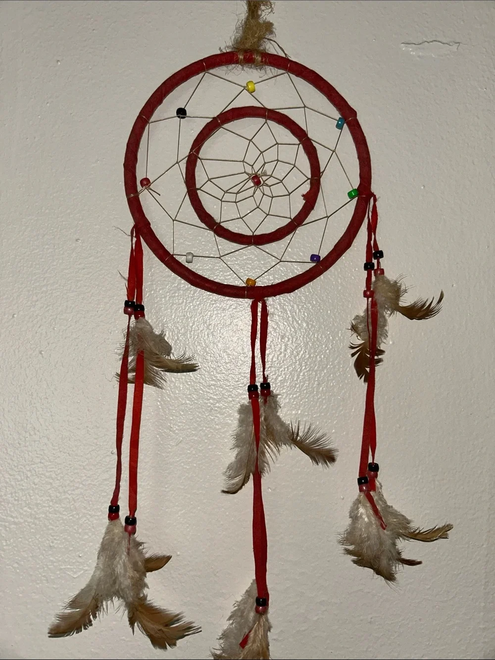 Leather Bead Dream Catchers Lot of 5 Variety Small-Large EUC